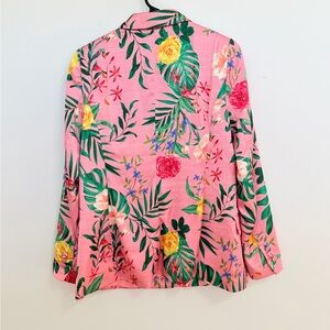 Rachel Zoe Pink Floral Blazer size medium… Beautiful condition